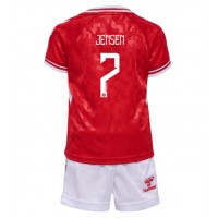 Dänemark Mathias Jensen #7 Fußballbekleidung Heimtrikot Kinder EM 2024 Kurzarm (+ kurze hosen)